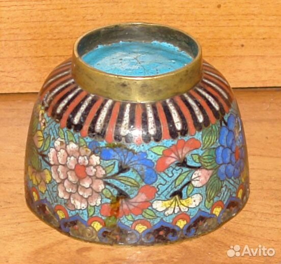 Ваза Перегородчатая эмаль. Китай