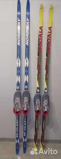 Лыжи беговые с ботинками