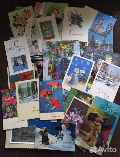 Открытки СССР 1957-1990г 42 шт