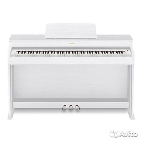 Белое цифровое пианино Casio Celviano AP-470