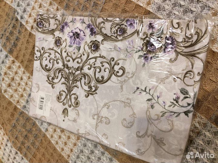 Скатерть новая 150*120 рогожка