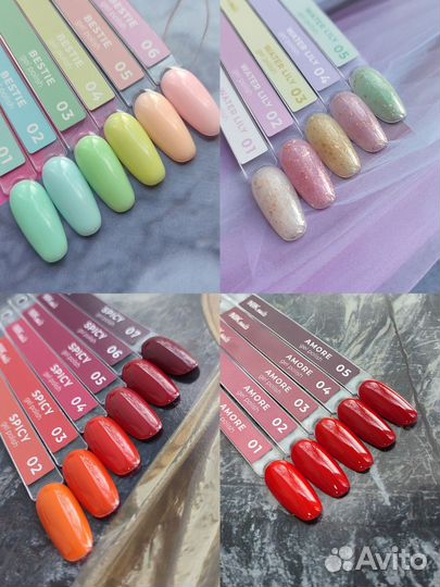 Гель-лаки для маникюра Nik nails (Луи Филипп)