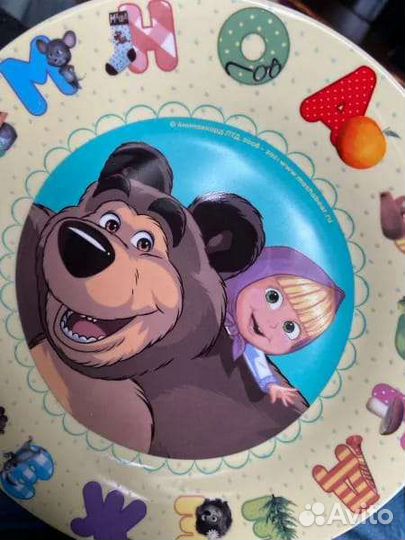 Набор новой посуды Маша и медведь