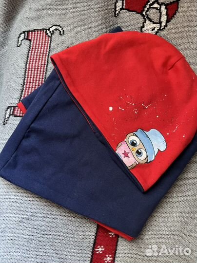 Шапка и снуд для девочки 4 года