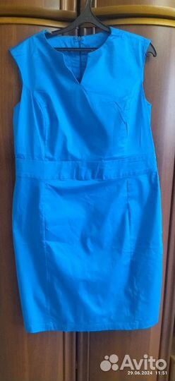 Платья летние и кардиган р. 50-52 лён, хлопок