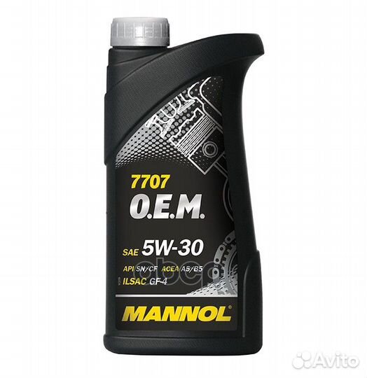 Масло моторное mannol 7707 Energy Formula FR 5W-30