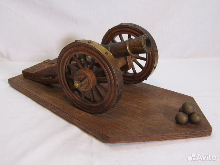 Пушка на подставке Дерево СССР №7595