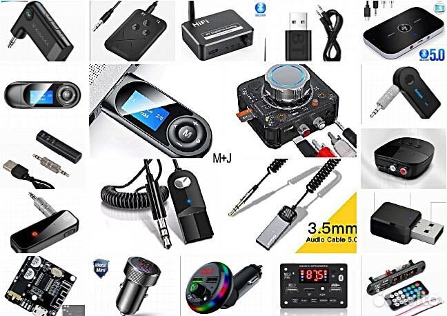 Bluetooth приемник AUX пк/ноутбук/наушники/авто