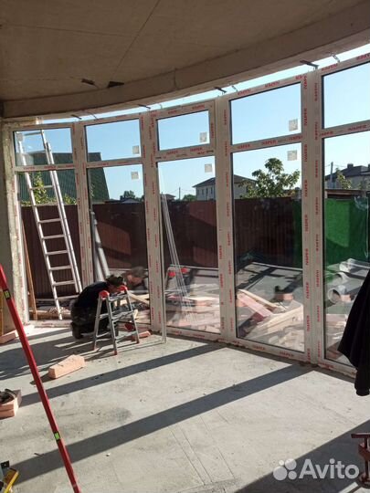 Установка пластиковых дверей и окон