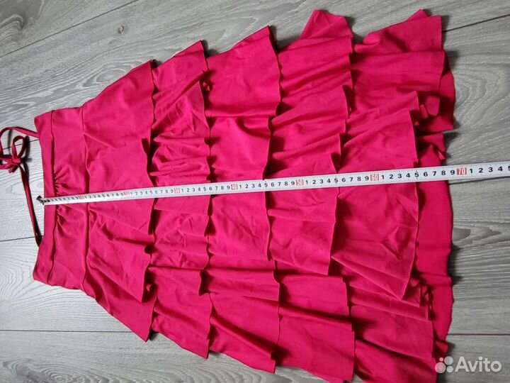 Платье коктейльное, с шлейфом 42, 44