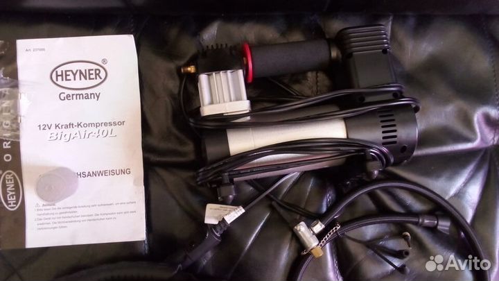Новый Компрессор автомобильный 40л/мин, 12V heyner