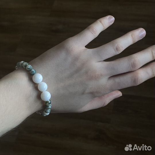 Браслет из натуральных камней агат