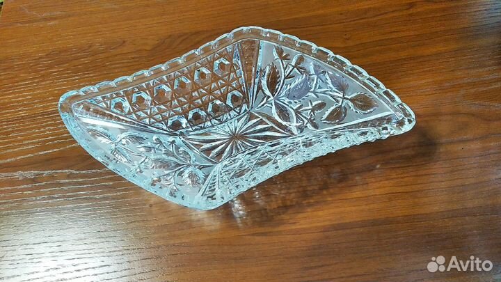 Хрустальный салатник СССР