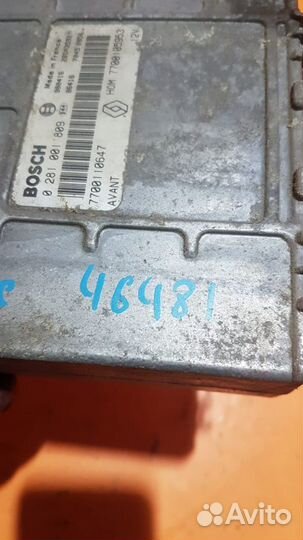 Блок управления двигателем на Renault Scenic