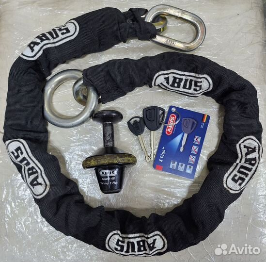 Цепь с замком Abus Granit 68 Viktory 12KS