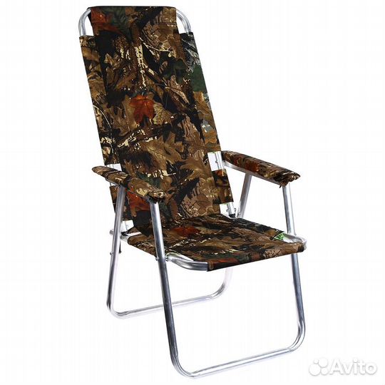 Кресло-шезлонг №3 «Медведь», до 120 кг, цвет микс