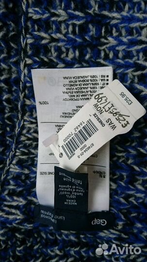 Gap шарф оригинал, новый Англия