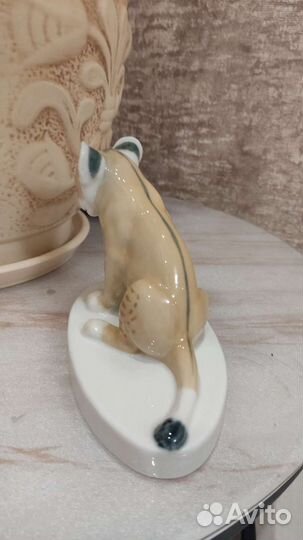 Статуэтка Львёнок. Meissen. Германия