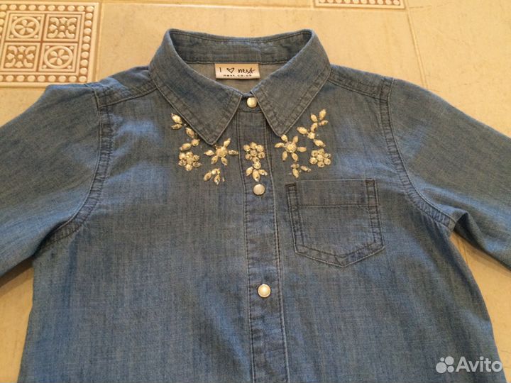 Рубашка next, размер 110