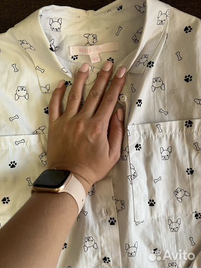 Рубашка оверсайз для девочки