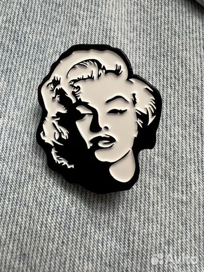 Значок пин Мэрилин Монро Marilyn Monroe