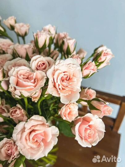 Цветы розы букет