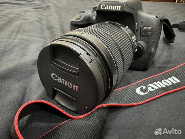 Зеркальный фотоаппарат canon 750d объявление продам