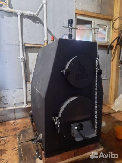 Твердотопливный котел длительного горения