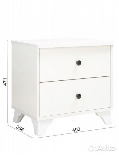 Тумба прикроватная 2 шт