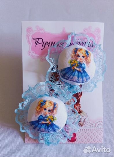 Бантики пуговки