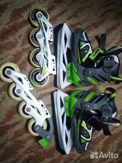 3 в 1 коньки ролики скейт