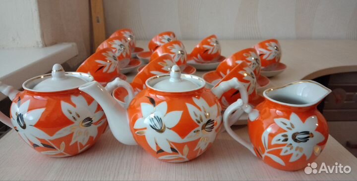 Чайные пары, сервиз СССР дулево 
