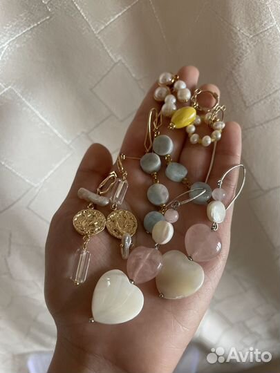 Серьги с жемчугом