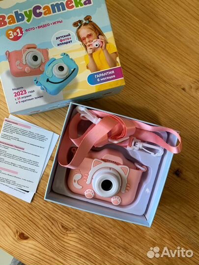 Детский фотоаппарат новый