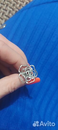 Серебряное кольцо женское