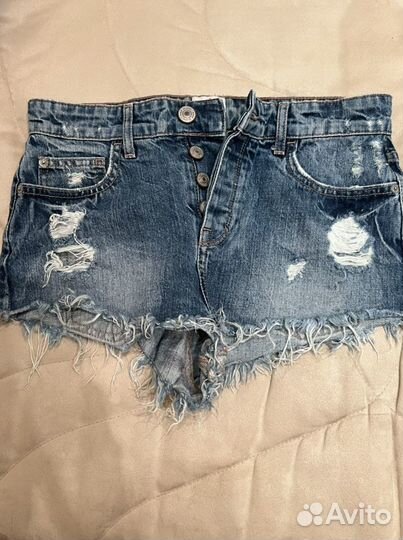 Джинсовые шорты размер S river island