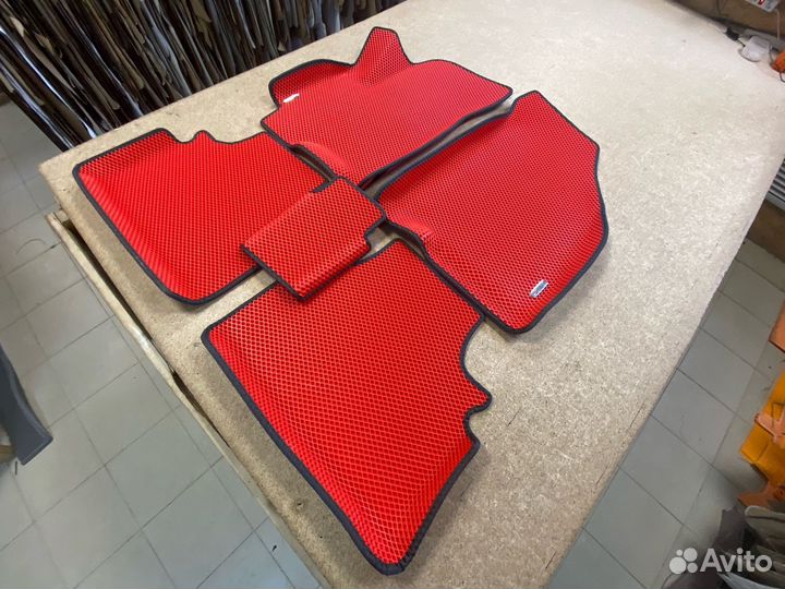 EVA Ева Эва коврики с бортами 3D в авто