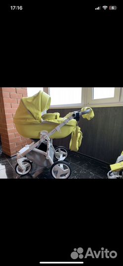 Коляска adamex 3 в 1 бу