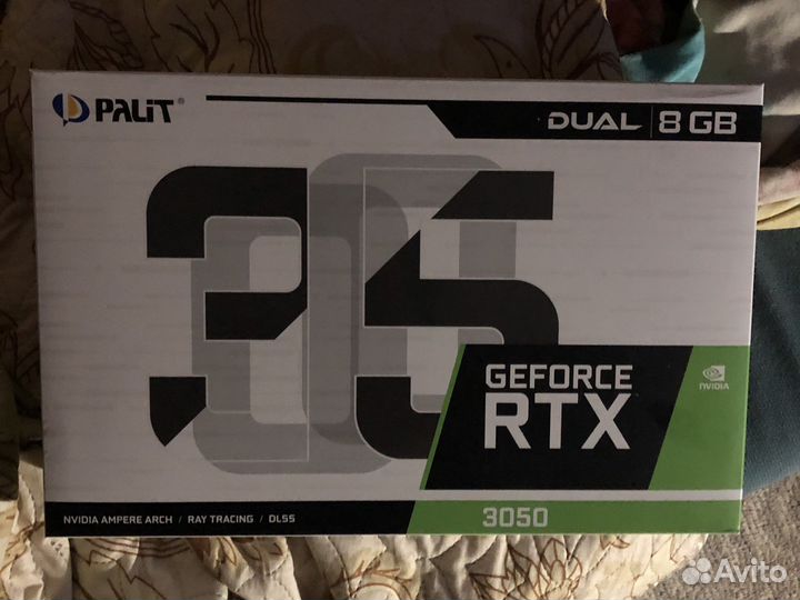 Видеокарта geforce rtx 3050 8gb Palit