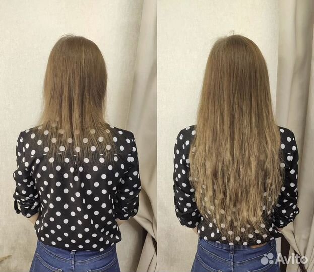 Наращивание волос холодное / горячее