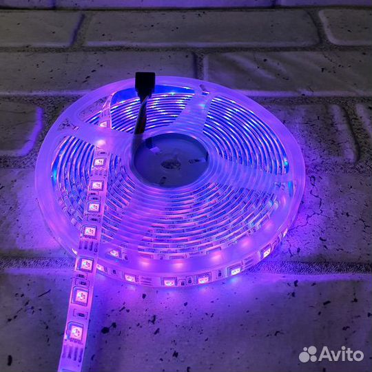 Лента LED 5050 RGB(14.4W/m-60Led/м -12V) IP65 (Gen