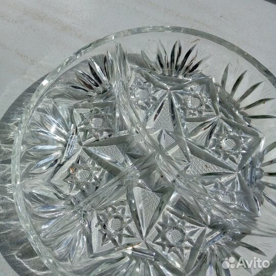 Менажницы хрусталь 2 шт