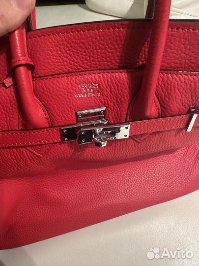 Сумка натуральная кожа hermes