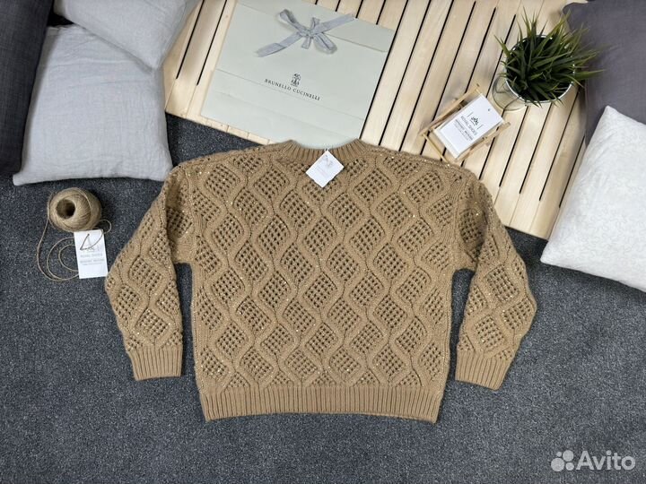 Шерстяной свитер женский Brunello Cucinelli