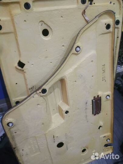 Жесткие дверные карты черные ваз 2105