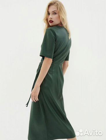 Платье Zarina экокожа 46 размер