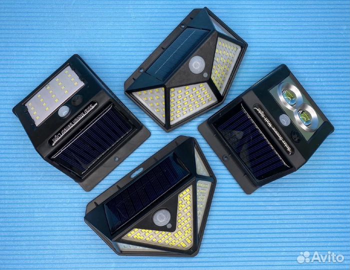 Фонари беспроводные с солнечной панелью с детектор