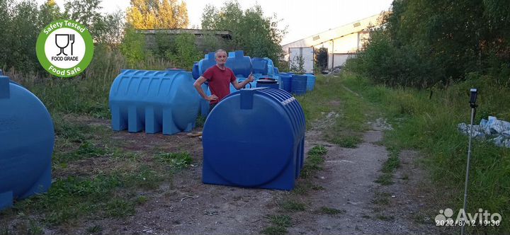Еврокуб пищевой 2000 л / Бак для воды