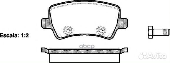 1236 00 1439866 колодки дисковые з Ford Gala