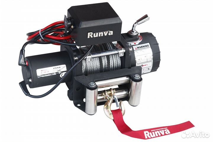 Лебедка электрическая 12V Runva 5000 2268кг